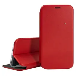 Чохол книжка Xiaomi Redmi Note 9 еко-шкіра Premium Case для смартфона Червоний - мініатюра 5