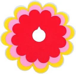 Захисний комір для котів Derby Sunflower Red, XS - мініатюра 6