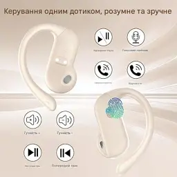 Бездротові навушники Dusonlap E6 Black - мініатюра 2