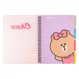 Зошит для записів Yes Line Friends Choco В5 80 аркушів у лінію (765740) - мініатюра 2