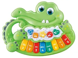 Піаніно музичне Крокодильчик, WToys (укр.)