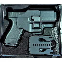 Дитячий пістолет на кульках "Glock 17" Galaxy G15+ метал з кобурою, чорний - мініатюра 2