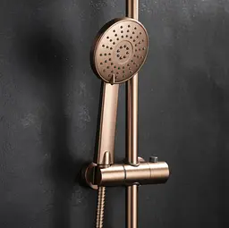 Душова система з виливом Rea Luis brushed copper REA-P7156 - мініатюра 6