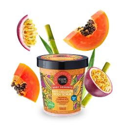 Антицелюлітний скраб для тіла Тропічний мармелад Body Desserts Organic Shop 450 мл