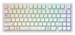 Клавіатура Dark Project ALU81 Terra Nova ENG/UA (DPKB_NOVA_81_ANSI_WHITE_UA)