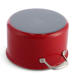 Каструля з кришкою KitchenAid Steel Core CC003270-001 24 см 6 л червона - мініатюра 4