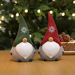Декоративна статуетка MBM My Home Гном червоно-біла 25 см (DH-ST-32 RED/WHITE) - мініатюра 7