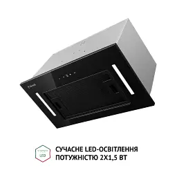 Витяжка повновбудована Perfelli BIS 5884 BL 1200 LED - мініатюра 3