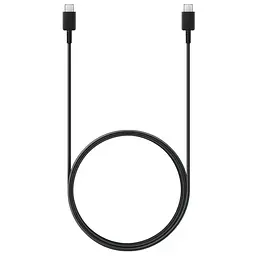 Кабель USB Type-C to Type-C 1 м, 5А, чорний, для швидкої зарядки