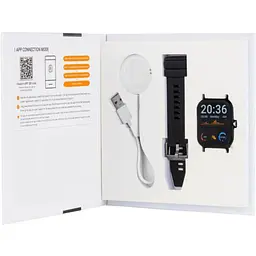 Розумний годинник з тонометром AMICO GO FUN Pulseoximeter and Tonometer чорний - мініатюра 3
