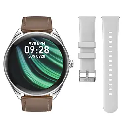 Смарт годинник Hoco Y22 AMOLED з функцією дзвінка сріблястий - мініатюра 4