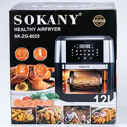 Мультипіч-аерофритюрниця Sokany SK-ZG-8029 12 л - мініатюра 8