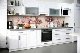 Кухонний фартух Пастельні Троянди вінілова наклейка ПВХ квіти книги Рожевий 65х250 см Happy Pocket Z180754 - мініатюра 5