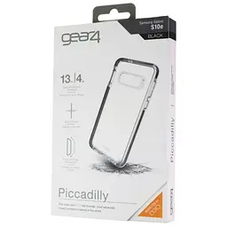 Протиударний прозорий чохол GEAR4 Piccadilly D3O з антимікробним покриттям для Samsung Galaxy S10e Clear Black - мініатюра 5