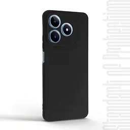 Чехол-накладка для смартфона Realme C63 4G, противоударный, силиконовый, термополиуретановый (ТПУ), с защитой камеры и корпуса, черный, защита всего корпуса, ArmorStandart (ARM78458) - мініатюра 2