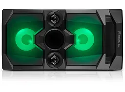 Портативна колонка бумбокс Real-El RX771 Boombox 50W Bluetooth TWS, Караоке, RGB, Чорний - мініатюра 3