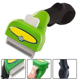 Фурминатор для вычесывания подшерстка животных Pet Knot Comb 9 см M для кошек и собак  - миниатюра 3