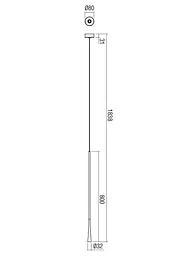 Підвісний світильник Redo ITO SU LED 800 7W 3000K BRASS (5.1.2) 01-2355 - мініатюра 2