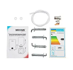 Водонагрівач Mixxus EWH-08100 ROUND DRY 100 л, 2,0 кВт, "сухий" ТЕН, вертикальний, циліндричний, білий (WH0610) - мініатюра 5