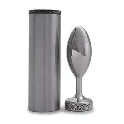 Металева анальна пробка DOXY Butt Plug SMOOTH, гладенька, діаметр 3,3 см - мініатюра 3