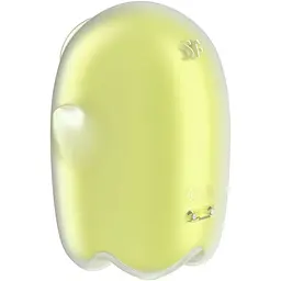 Вакуумний стимулятор із вібрацією Satisfyer Glowing Ghost Yellow - мініатюра 4