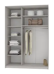 Шафа-купе дводверна MebelStar Стандарт BG 2 Дзеркала 170x60x240 см Дуб рістрето (MBS-10406) - мініатюра 2