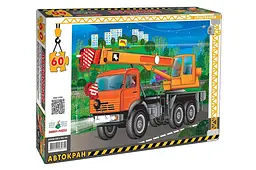 Пазл 60 елем. "Автокран"