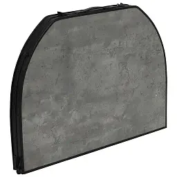 Стіл Bo-Camp Northgate Oval Black Grey 120 x 80 см (1404187) - мініатюра 8