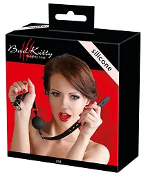 Кляп - Bad Kitty Silicone Gag Medium - мініатюра 7