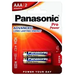 Батарейка Panasonic AAA LR03 Pro Power х 2 (LR03XEG/2BP)
