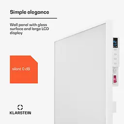 Інфрачервоний настінний обігрівач Klarstein Wonderwall Air Smart 770 (10045443) - мініатюра 7