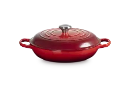 Каструля Le Creuset Signature Cast Iron Shallow Casserole 30 см Cerise