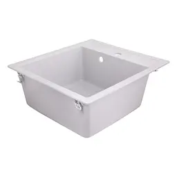 Кухонна мийка Lidz 460x515/200 GRA-09 (LIDZGRA09460515200), Сірий - мініатюра 4