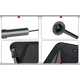 Стілець складаний Naturehike Stellaluna L04 CNK2450JJ015 чорний - мініатюра 4