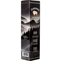 Горілка Zubrowka Czarna 40% 0.7 л в подарунковій упаковці - мініатюра 4