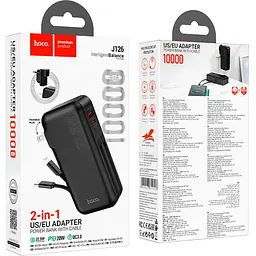 Зовнішній акумулятор Hoco J126 Travel 10000mAh 22.5W Black [615723] [107510] - мініатюра 5