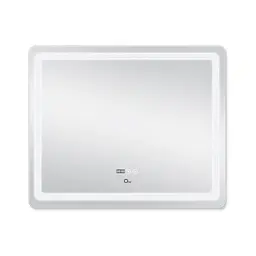 Дзеркало Qtap Mideya з антизапотіванням (DC-F910) 1000x800 QT2078F910W, Білий - мініатюра 3