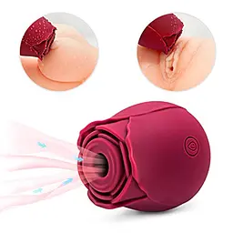 Стимулятор Chisa Rose Petal Rose Red Вакуумный клиторальный, 5,8 см красный - миниатюра 6