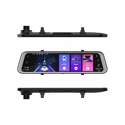 Дзеркало з відеореєстратором L1055 12'' (2 камери) touch AHD - мініатюра 3