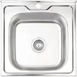 Кухонна мийка Brinex 5050 0.6 мм, врізна BRIN5050SAT06