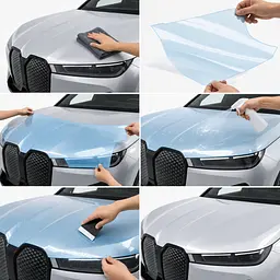 Антигравійна захисна бронеплівка за лекалами для BMW iX I20 2021- повний кузов - мініатюра 2