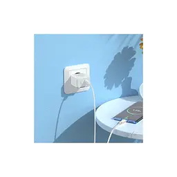 Зарядний пристрій HOCO CS11A USB + cable USB to USB-C white (6942007603614) - мініатюра 4