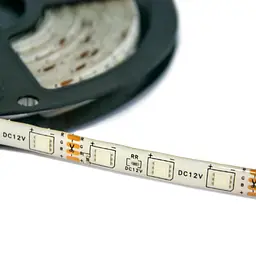 Світлодіодна стрічка різнокольорова з пультом та контролером rgb led strip 220v LED 5050 SMART Bluetooth - мініатюра 3