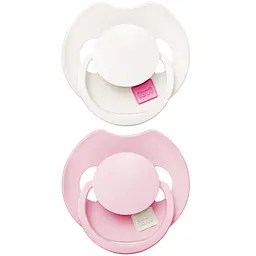 Пустушка силіконова динамічна LOVI Prime Tutti Frutti 0-6 міс Rose/Rose Cream 2 шт. (34/454)