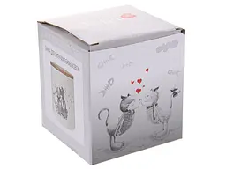 Банка Lefard Коти для сипучих продуктів з бамбуковою кришкою, 450 мл, 10х10х11 см (940-253) - мініатюра 2