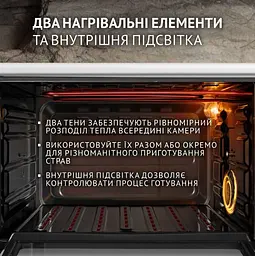Електрична піч Perfelli Sierra 37 White - мініатюра 4