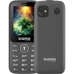 Мобільний телефон Sigma mobile X-style 242 LUCKY Grey (4827798792926) UA-UCRF [154213]