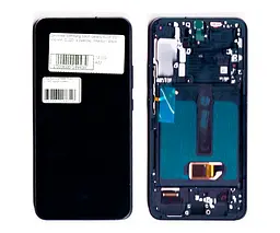 Дисплей Samsung S906 Galaxy S22 Plus OLED чорний + рамка