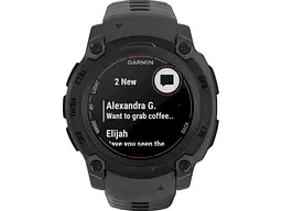 Смарт-годинник Garmin Instinct E 45mm Black with Charcoal Band (010-02933-00) - мініатюра 3