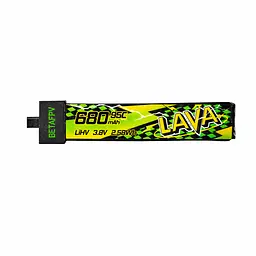 Акумулятор BetaFPV Lava 2 1S 680 mAh BT2.0 / 3.8V / 95C / LiHV для FPV Air, Meteor, Cetus, Tiny Whoop (19522)